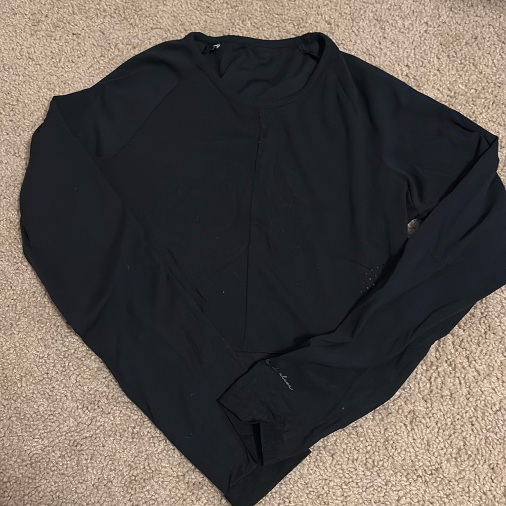Whitney Simmons x Gymshark Cropped Long Sleeve, black M